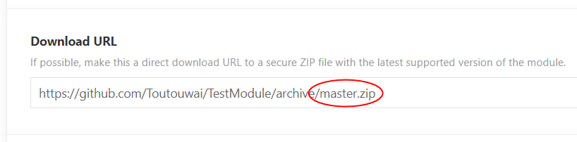 Modules Directory does not prepopulate the correct GitHub branch name ...