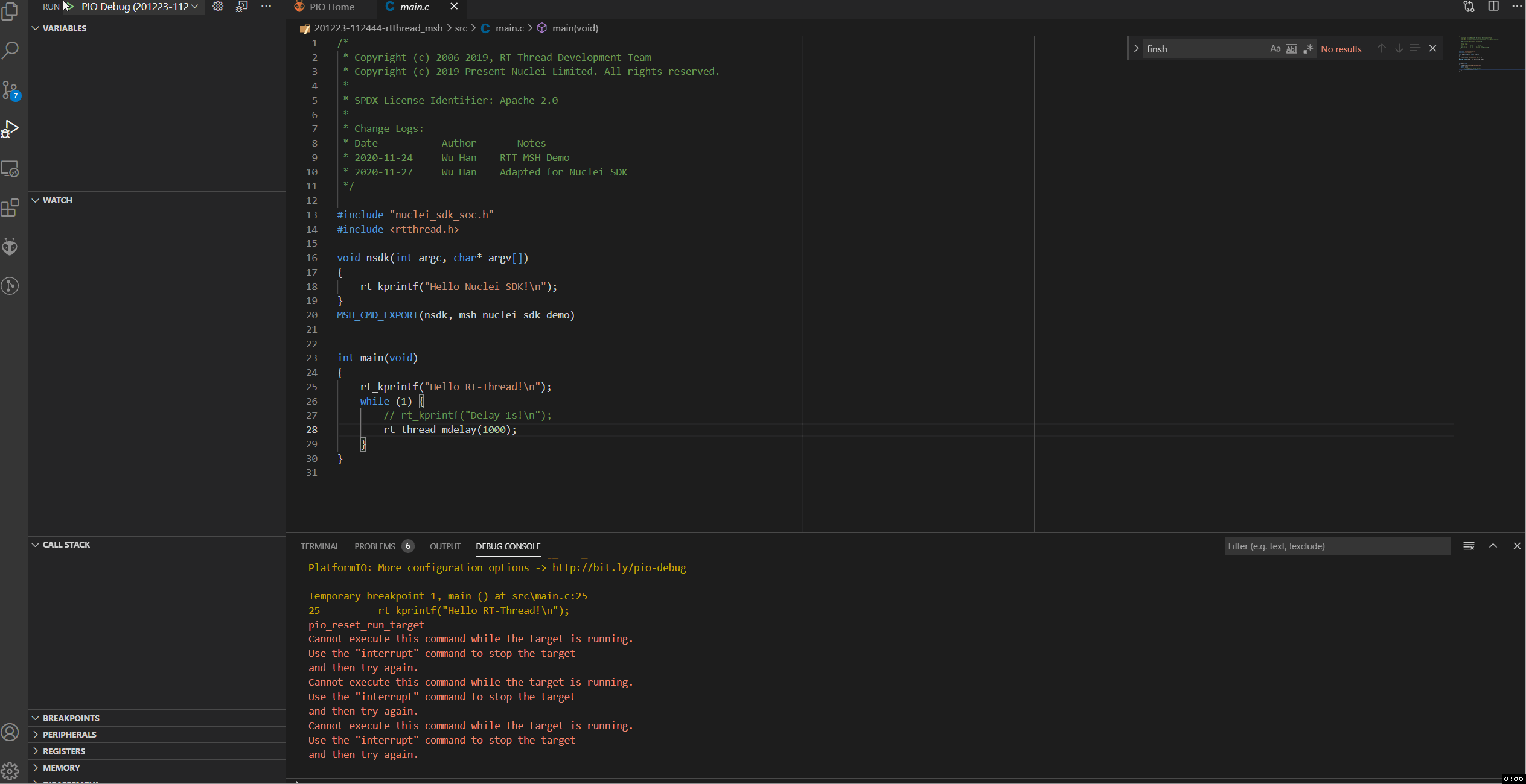 Stop debugger not working correctly · Issue #2280 · platformio ...