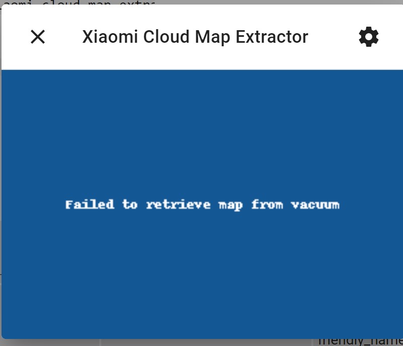 Failed to retrieve map from vacuum · Issue 194 · PiotrMachowski/HomeAssistantcustom