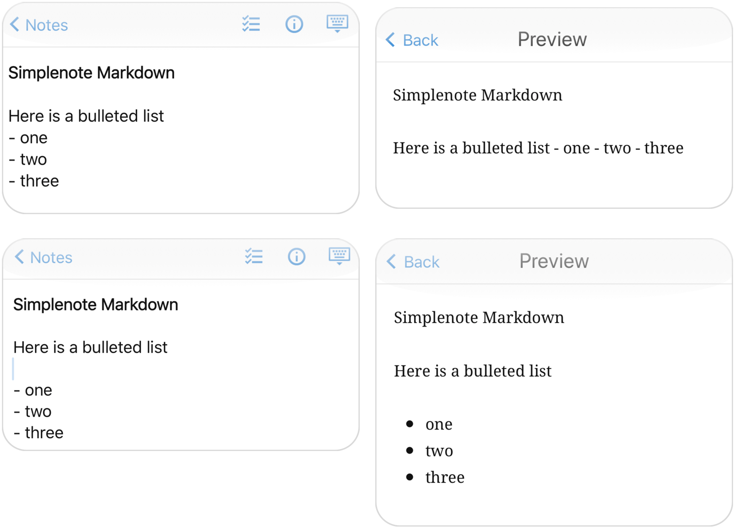 Single linebreak not working in Markdown Preview · Issue 212 · Automattic/simplenoteios · GitHub