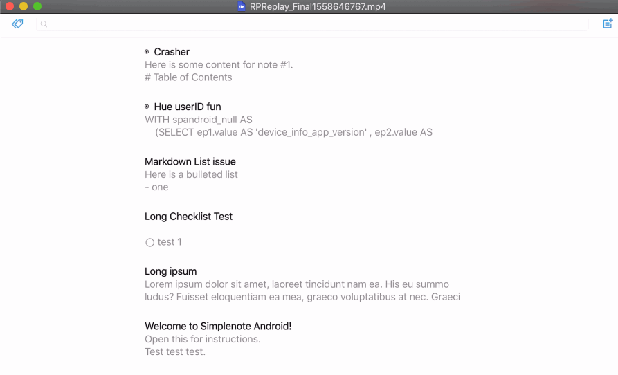 Add ability to edit a note in