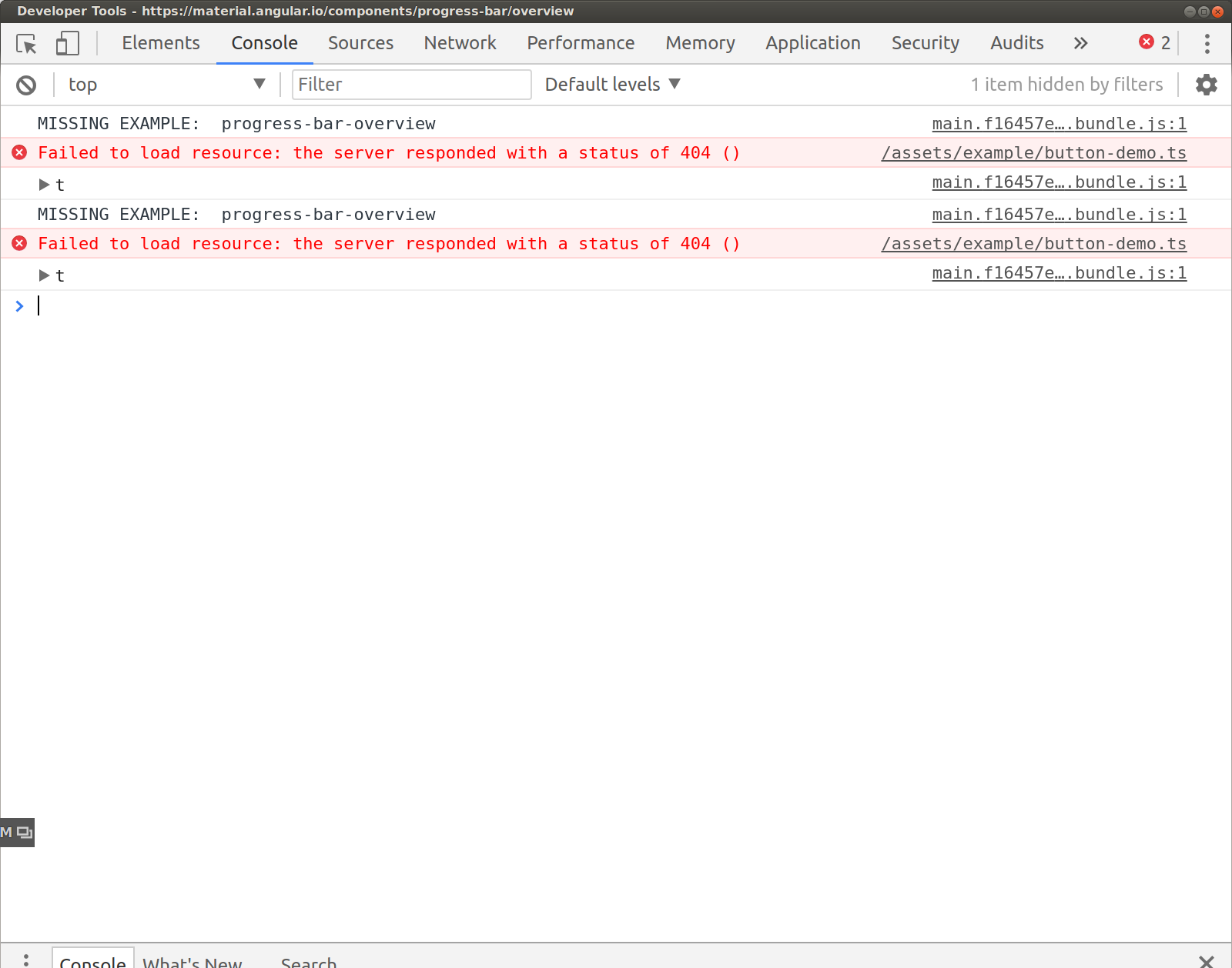 Progress bar docs example broken · Issue #8747 · angular/components ...