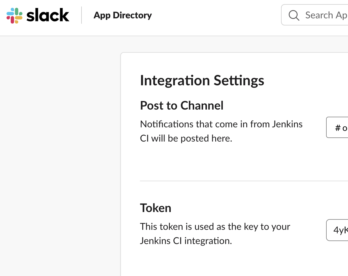 Failure {"ok"false,"error""invalid_auth"} for Jenkins CI generated