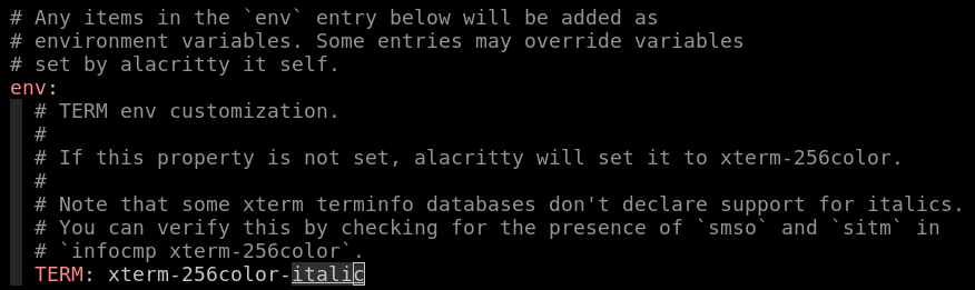 env config does not appear to work · Issue #2791 · alacritty/alacritty ...