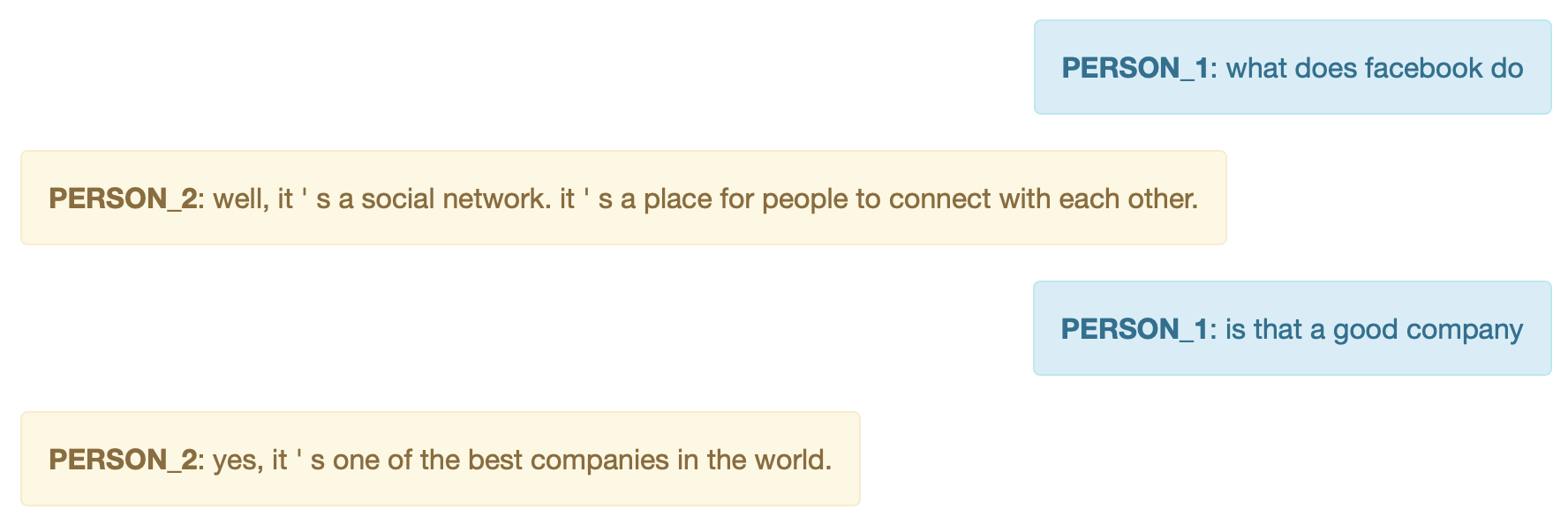 Is there an Fairseq interactive dialogue AMT example? · Issue #2057 ·  facebookresearch/ParlAI · GitHub