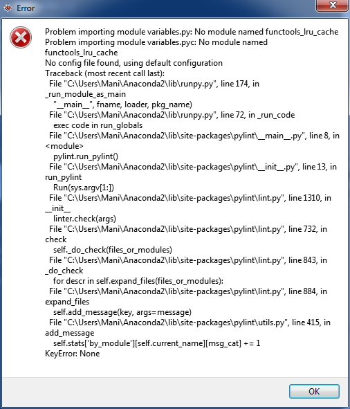 Static code analysis produces error when running with empty filename ...