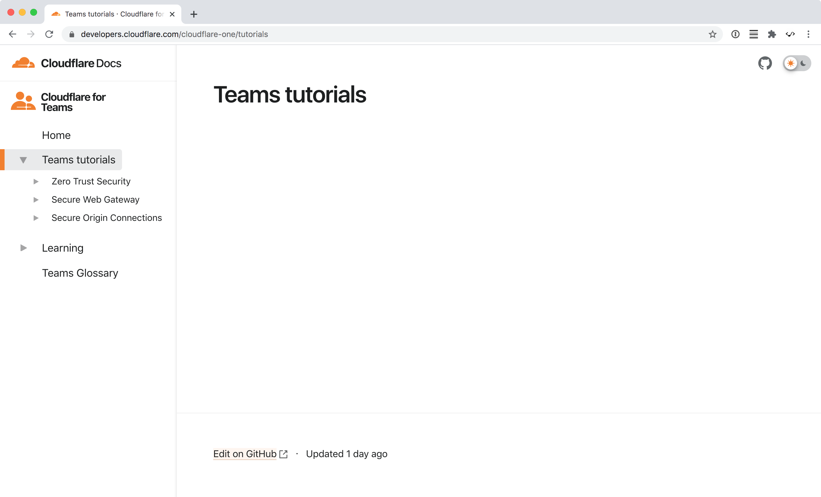 Cloudflare For Teams Tutorials Page Missing Directory Listing Issue 419 Cloudflare Cloudflare Docs Github