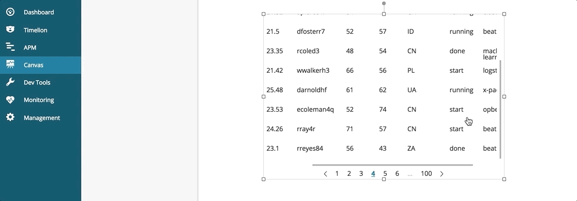Minor visual issues seen when using data table · Issue #23146 · elastic ...