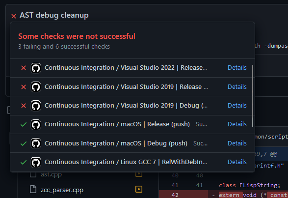 [BUG] Visual Studio Continuous Integration Builds seem to fail ...