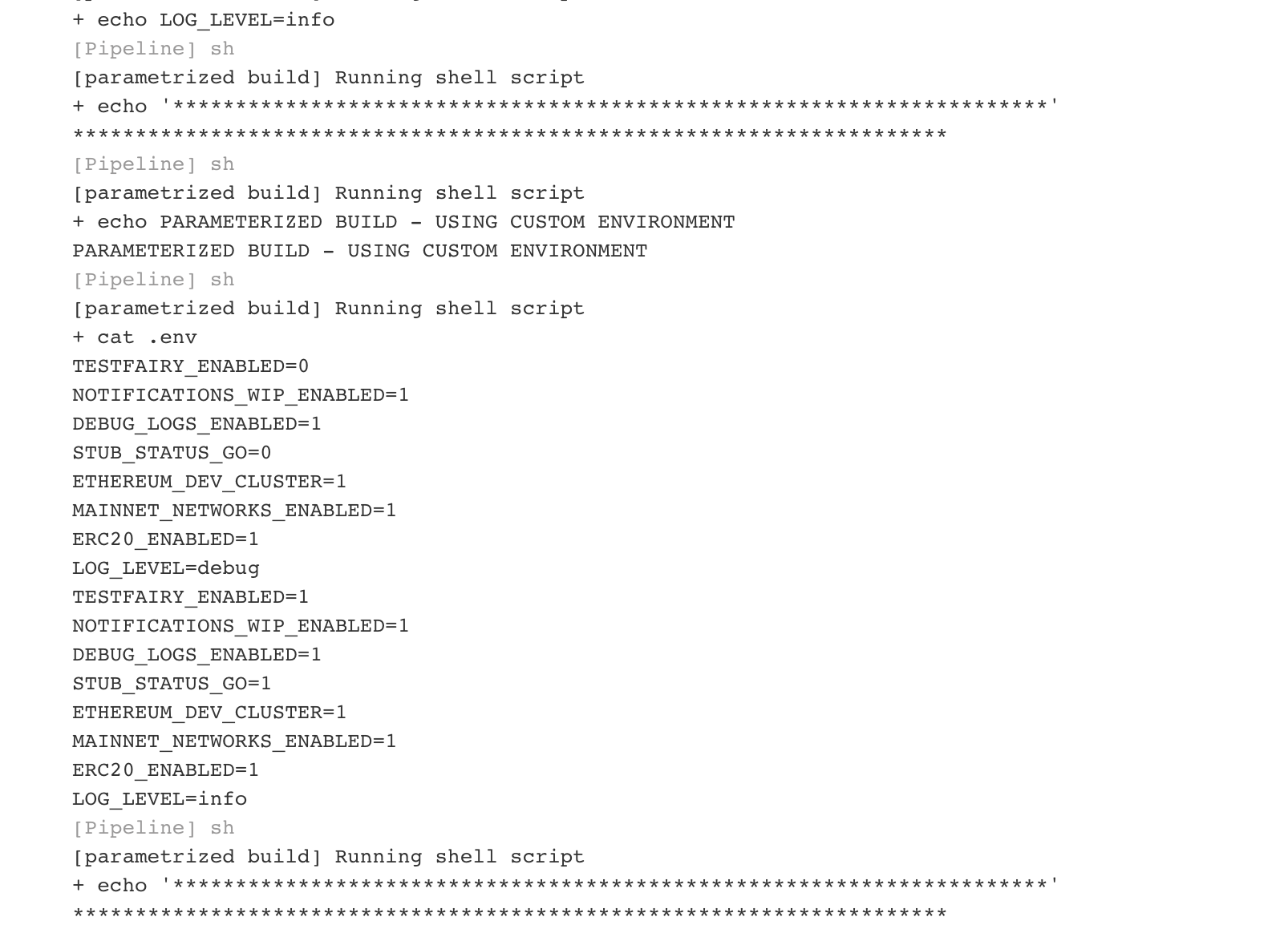Jenkins: Extend support of parameterized builds with flags · Issue ...
