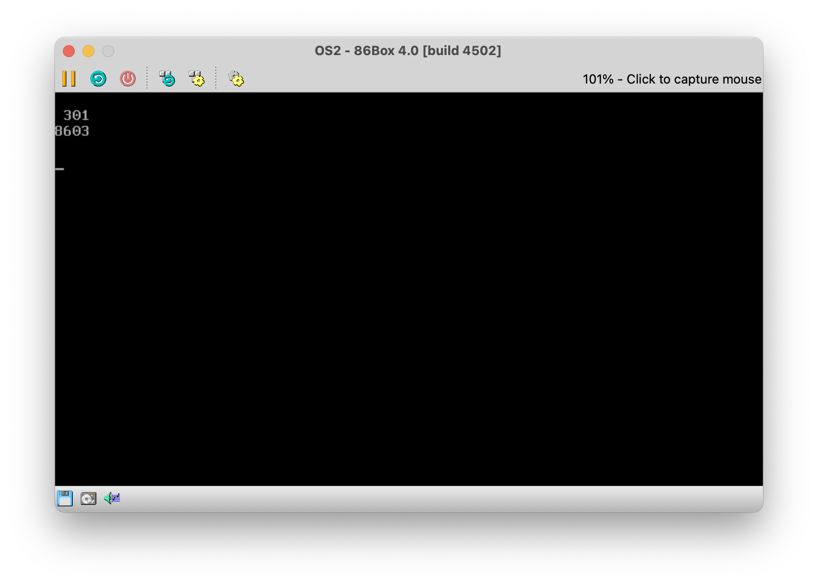 Errors 301 (keyboard not detected) and 8603 (pointing device not