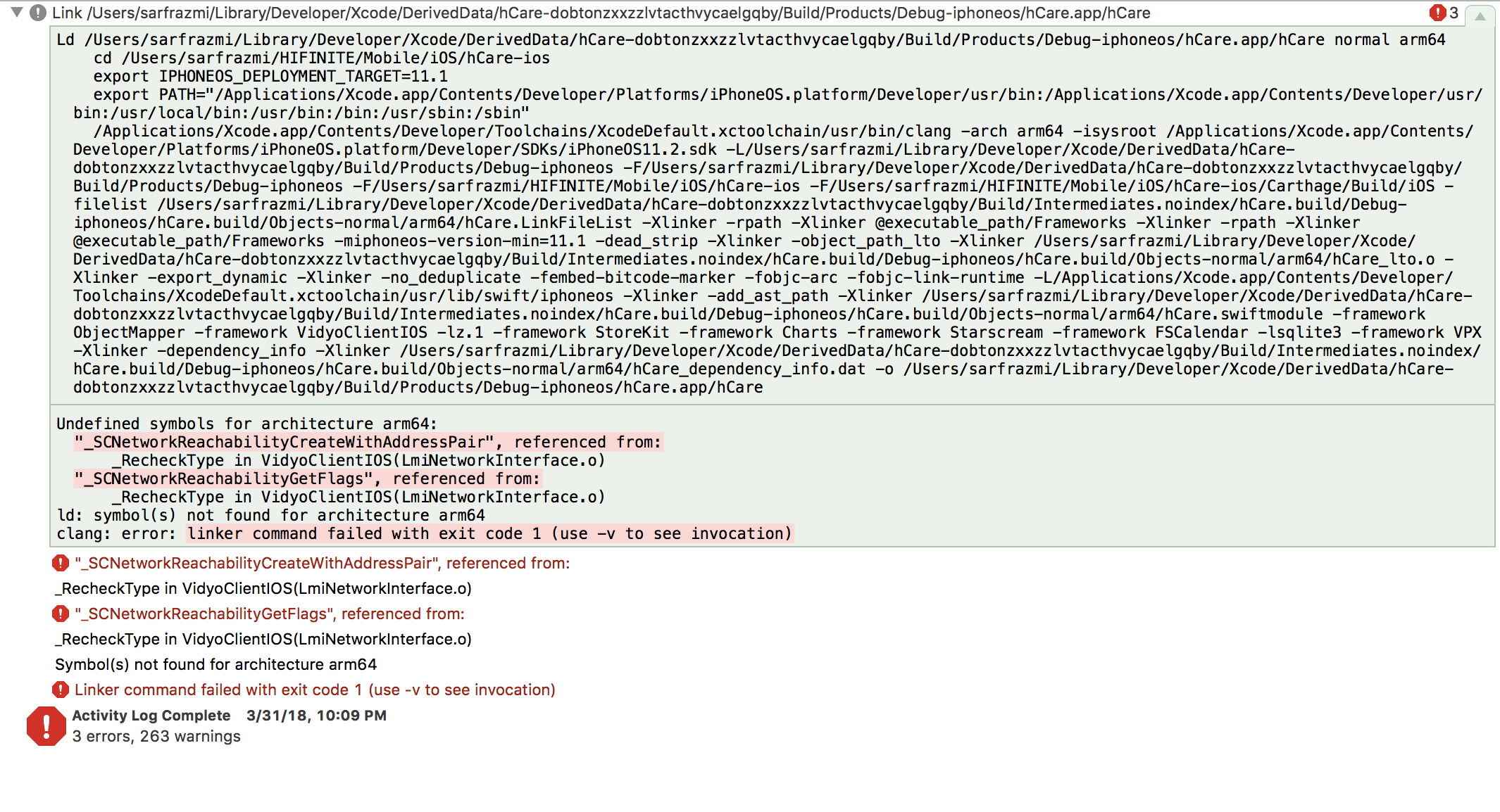 arm64 architecture xcode armv7s screen shot 20180331 at 10 38 pm linker error undefined symbols for architecture arm64 issue 4 arm64 architecture xcode armv7s screen shot 20180331 at 10 38 pm linker error undefined symbols for architecture arm64 issue 4