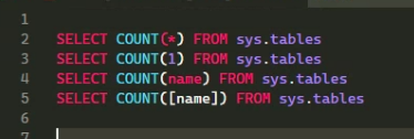 Syntax Highlighting Error COUNT(*) · Issue #14070 · microsoft ...