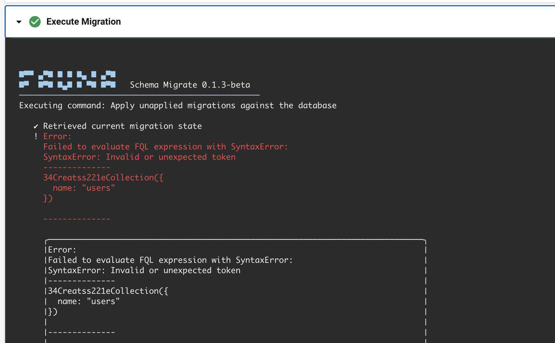 Feature Request: Force exit erros when migrations cannot run · Issue #3 ...