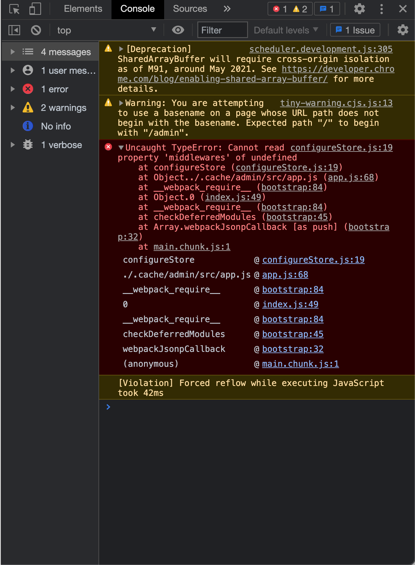 Bug admin panel after update version Strapi 3.5.4 to 3.6.2 · Issue ...