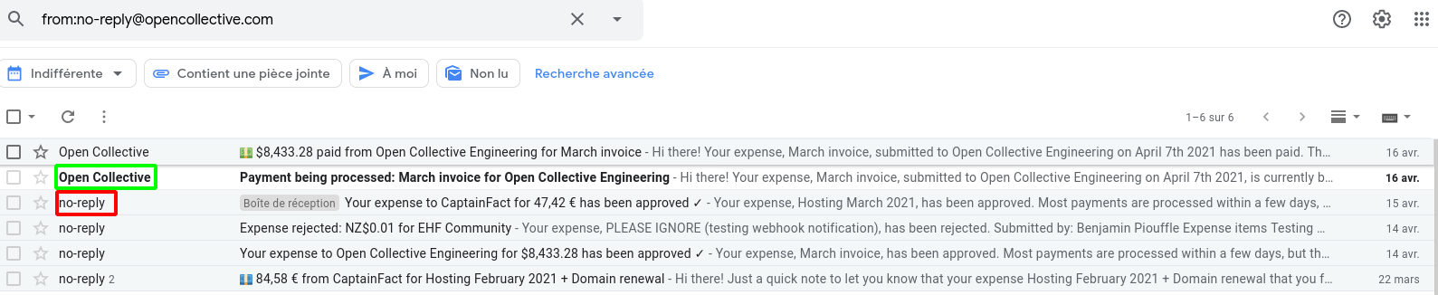 no-reply notifications should come from Open Collective · Issue #4175 ...