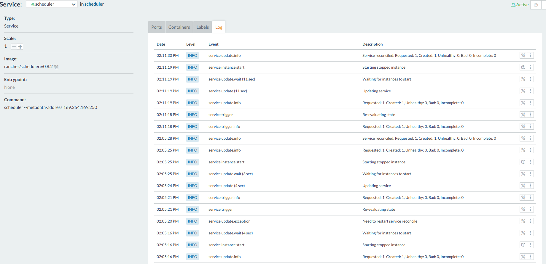 Scheduler constantly recreated · Issue #10444 · rancher/rancher · GitHub