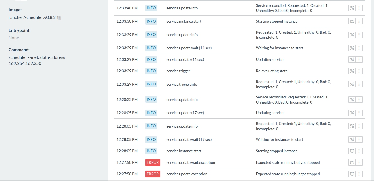 Scheduler constantly recreated · Issue #10444 · rancher/rancher · GitHub