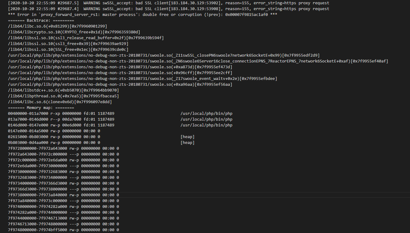 ssl Protocol memory error · Issue #3779 · swoole/swoole-src · GitHub