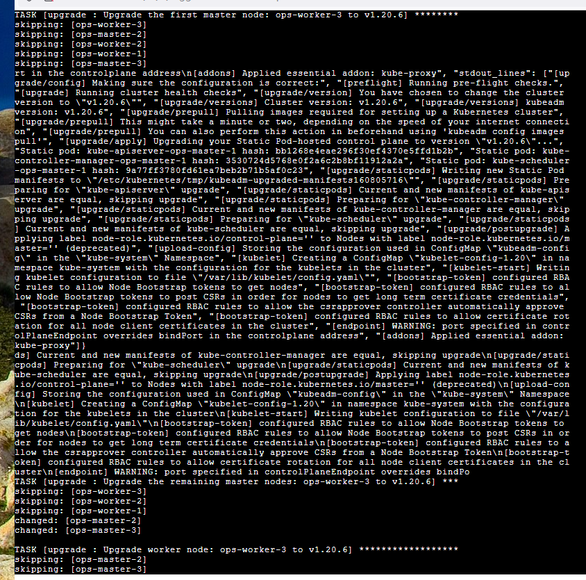 集群v1.20.4-->v1.20.6升级失败 · Issue #394 · KubeOperator/KubeOperator · GitHub
