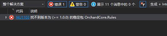 NUGET ： Templates: 1.0.0-rc2-* is not supported. · Issue #10512 ...