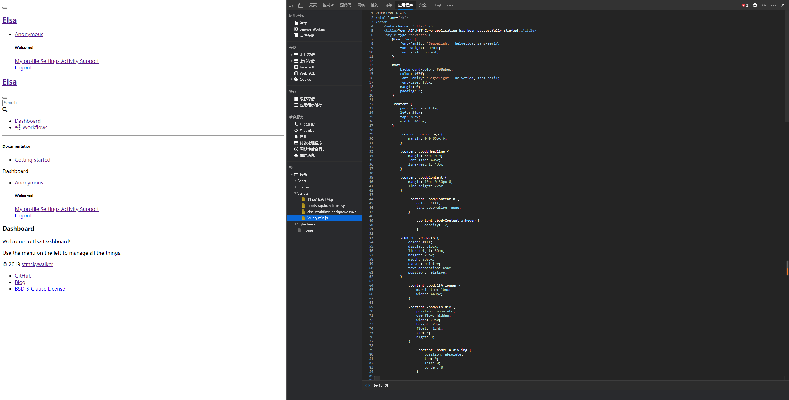 The sample project does not display properly · Issue #406 · elsa ...