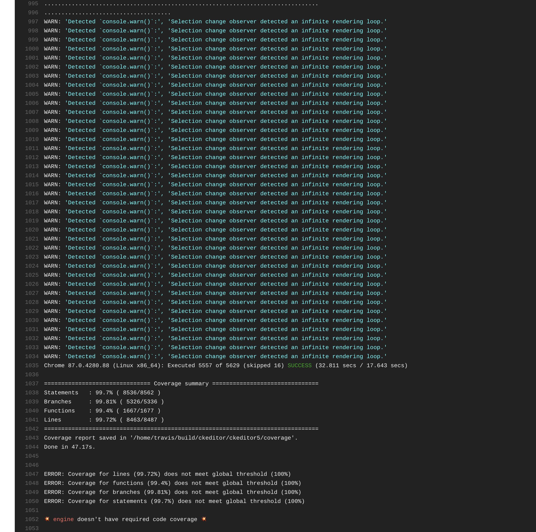 CI engine tests are failing randomly · Issue #8263 · ckeditor/ckeditor5 ...