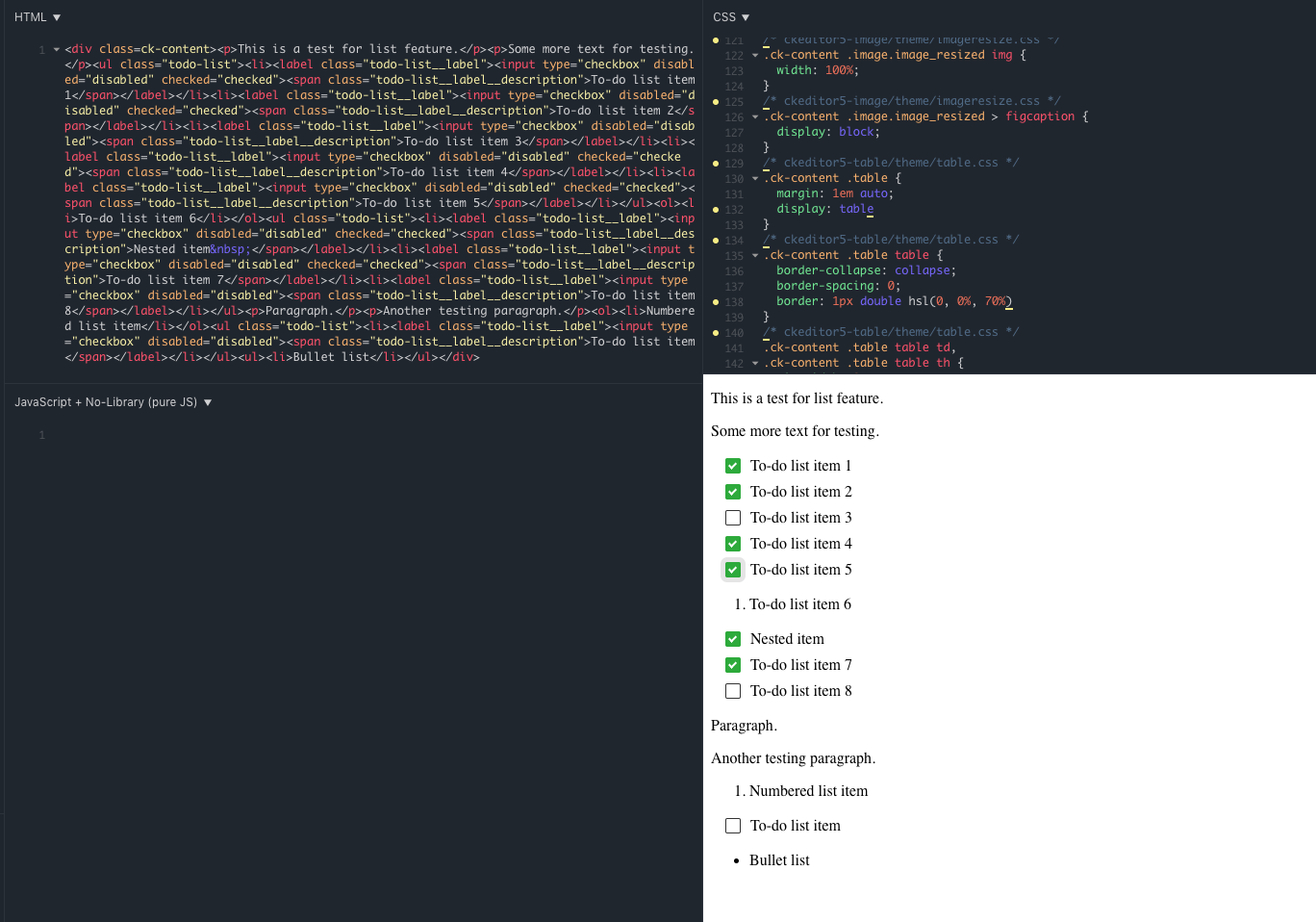 Todo list: content styles should not style :hover · Issue #2090 ...