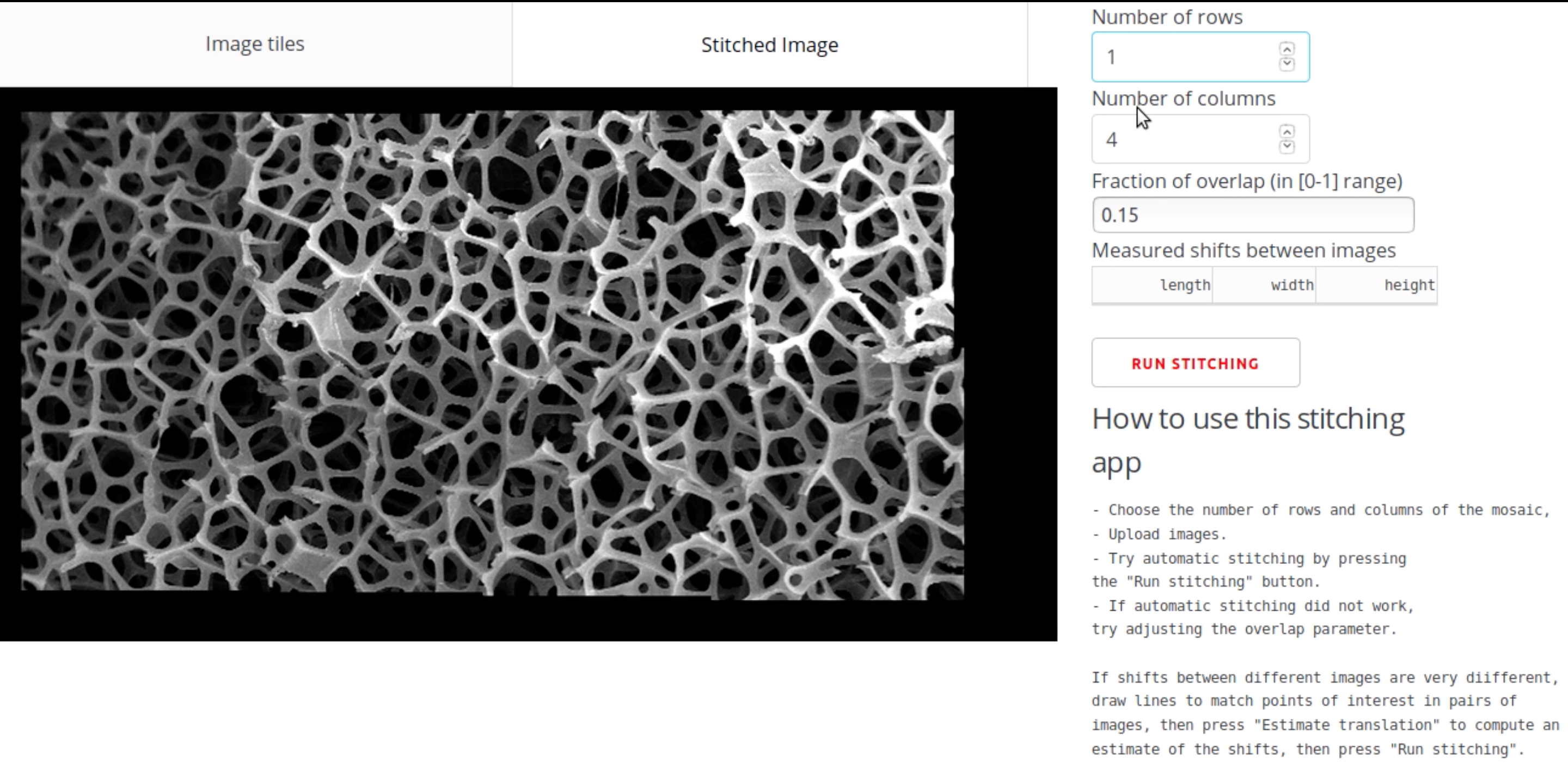 Image Stitching and Registration [PYTHON] · Issue #67 · plotly/dash ...