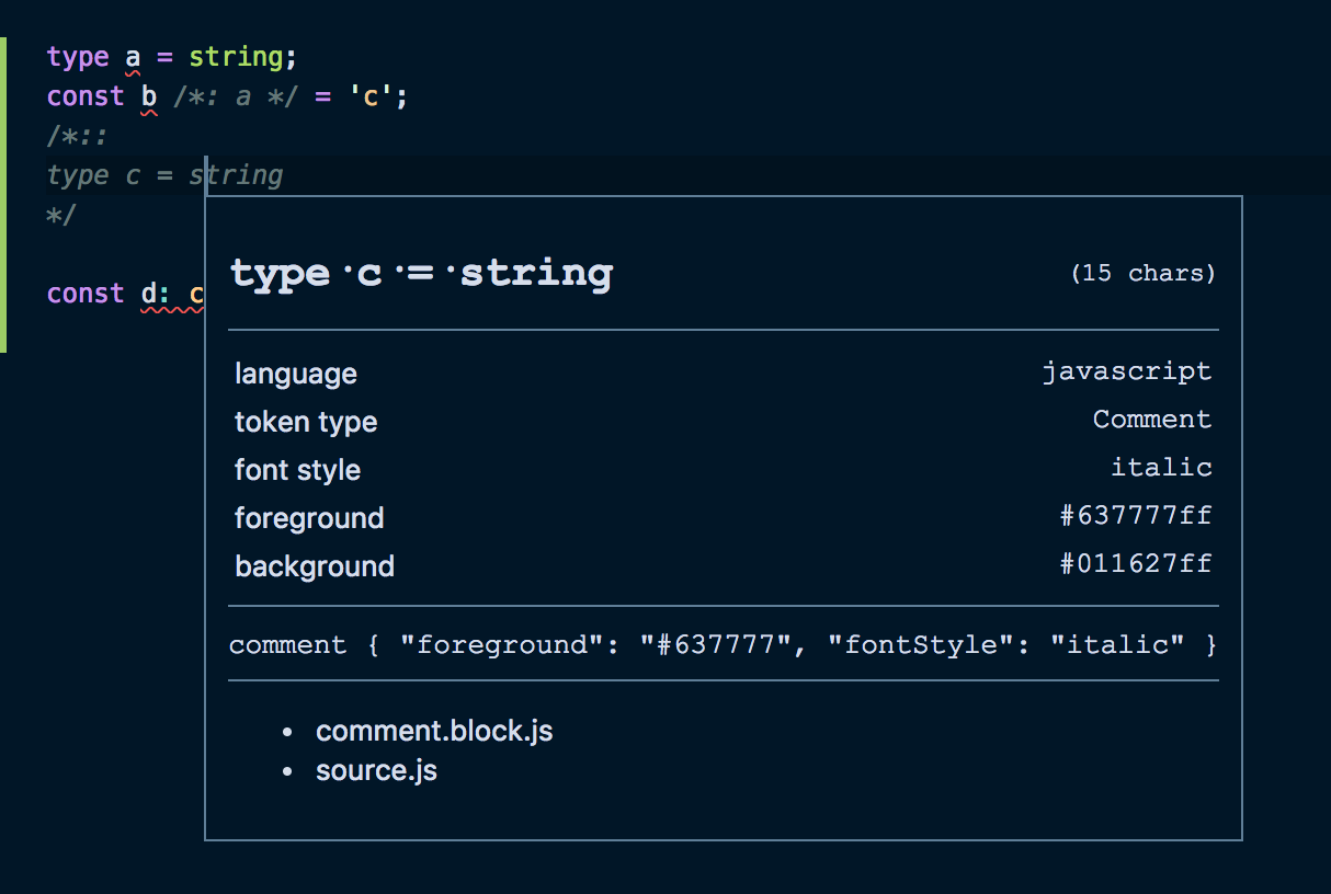 Add syntax highlighting for flow comment syntax · Issue #87 · sdras ...