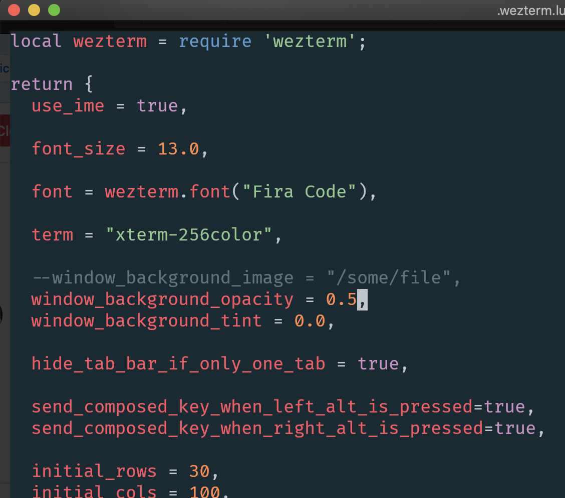 Transparent background color · Issue #141 · wez/wezterm · GitHub