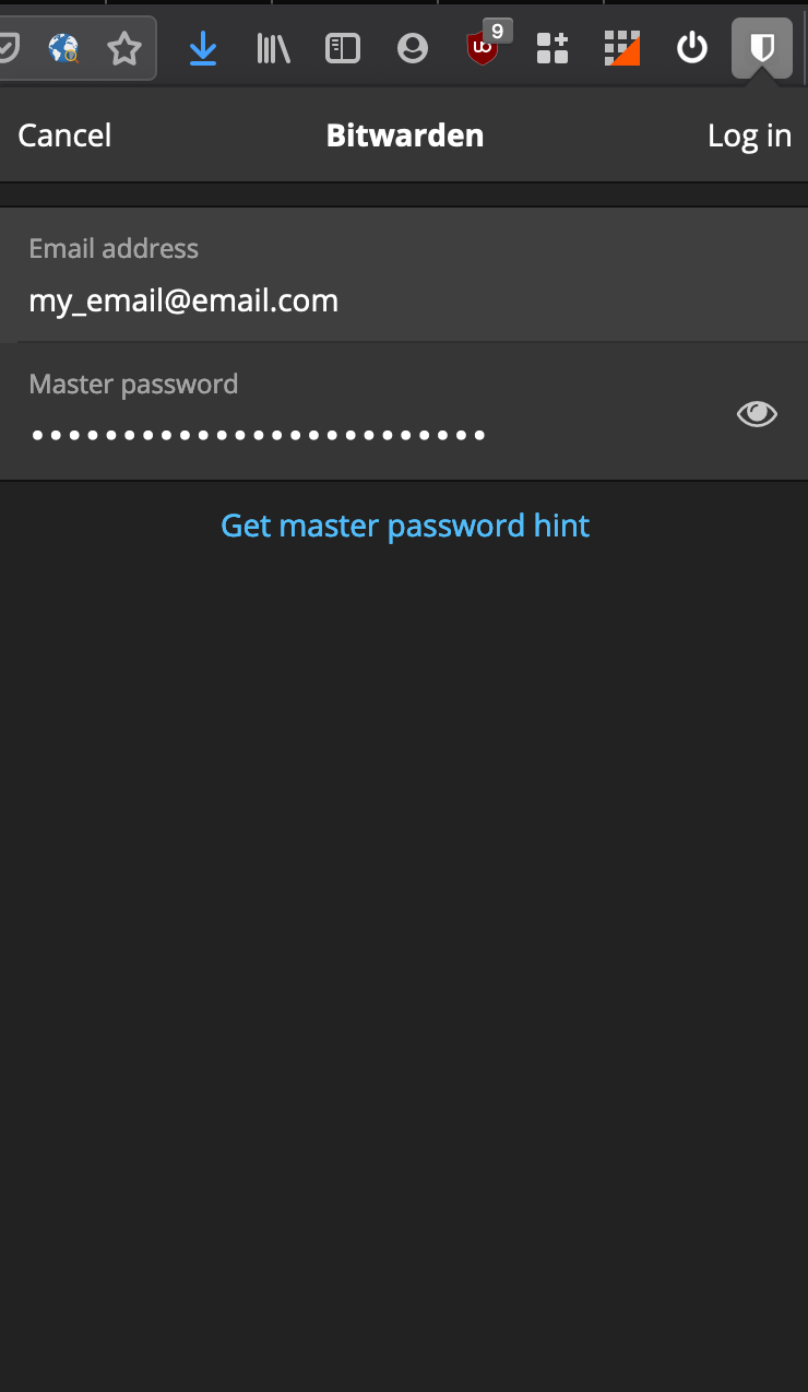 Switching app from Firefox while in the 2FA step resets the login