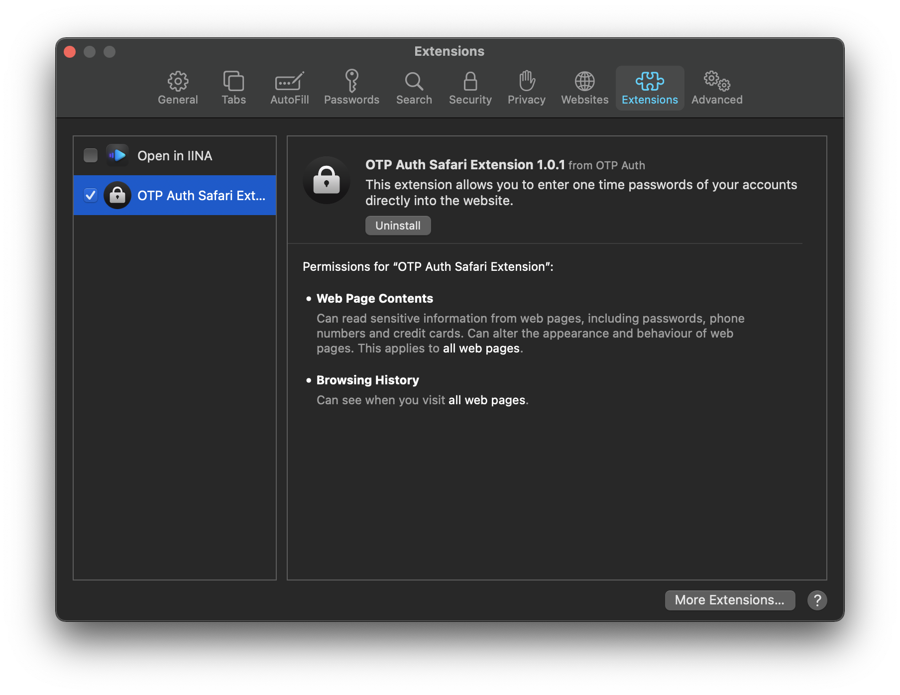 Bitwarden extension disappears from Safari · Issue 1847 · bitwarden/clients · GitHub