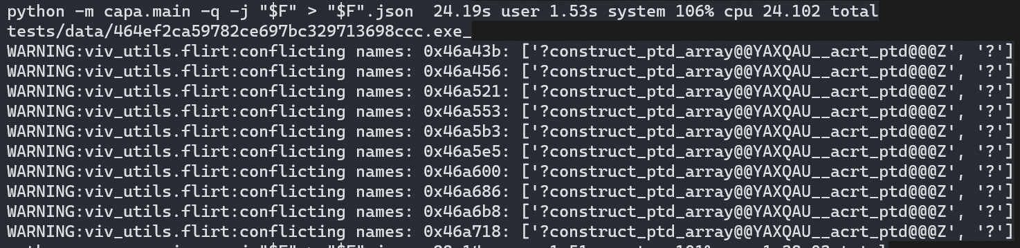 FLIRT: conflicting names warning · Issue #566 · mandiant/capa · GitHub