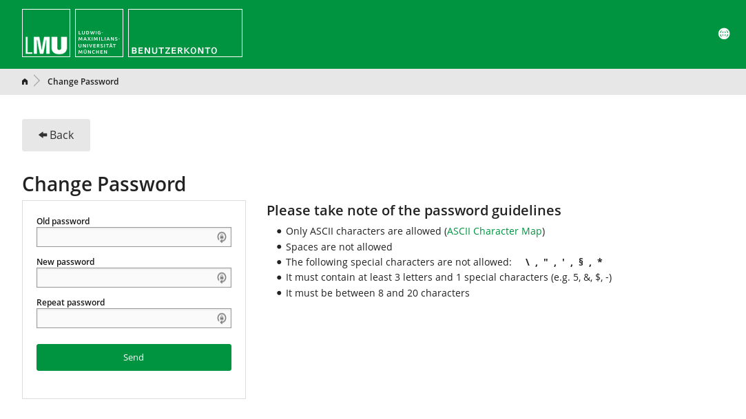 Dumb password rules