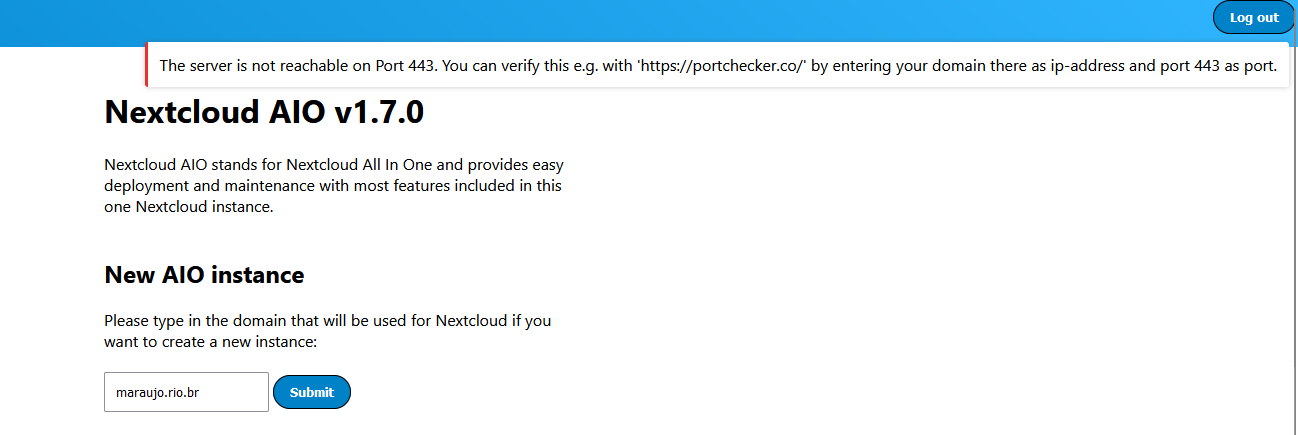 Webpage not accessable after update to 1.6.0 · nextcloud all-in-one ...