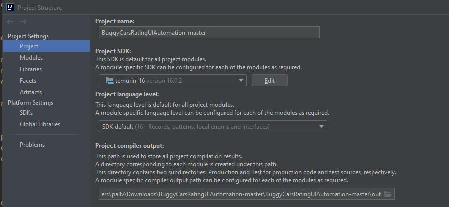 GitHub - PallviKhurana/BuggyCarsRatingUIAutomation