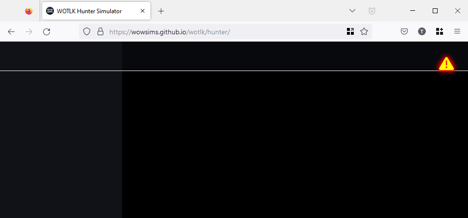 The site appears to be down · Issue #1502 · wowsims/wotlk · GitHub