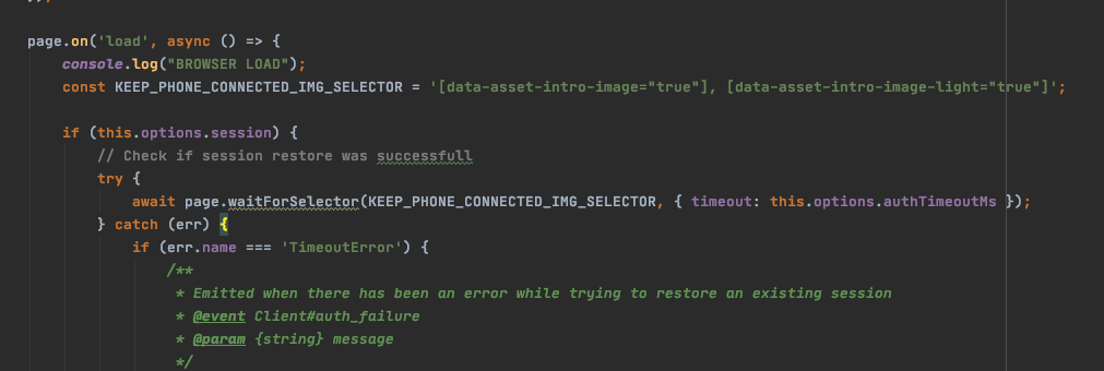 Error in new Version Whatsapp Web 2.2023.1 · Issue #235 · pedroslopez ...