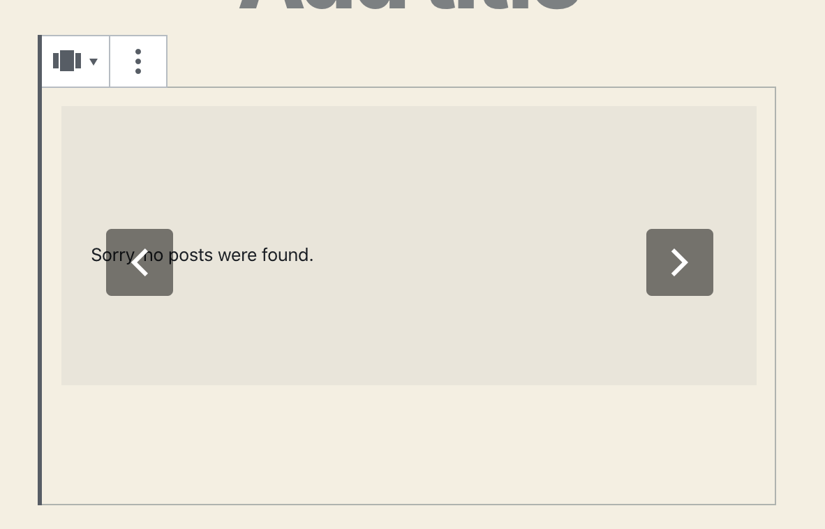 Articles Carousel Missing Placeholder For Empty State Issue 443 Automattic Newspack Blocks Github