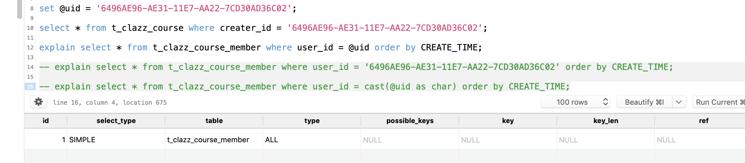 Maybe a bug: Incorrect execution plan when parameters in SQL · Issue ...