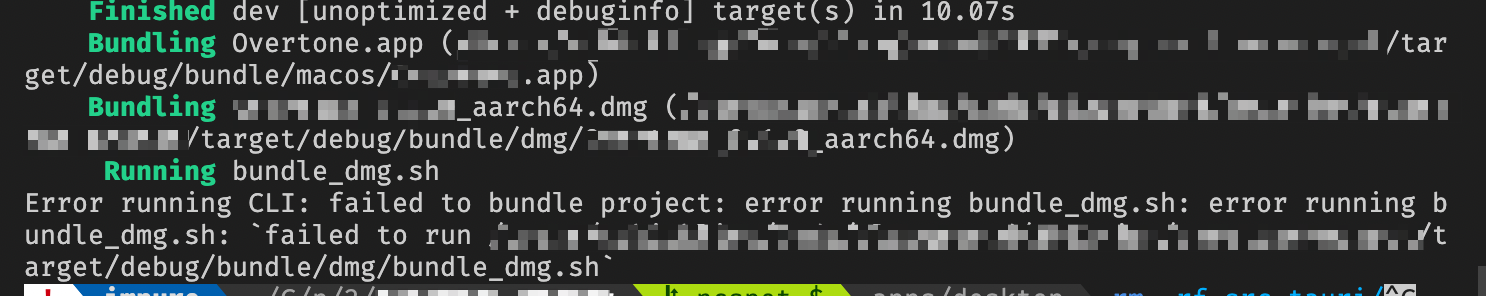 [bug] Building/bundling doesn't seem to work in Rust workspace/monorepo ...