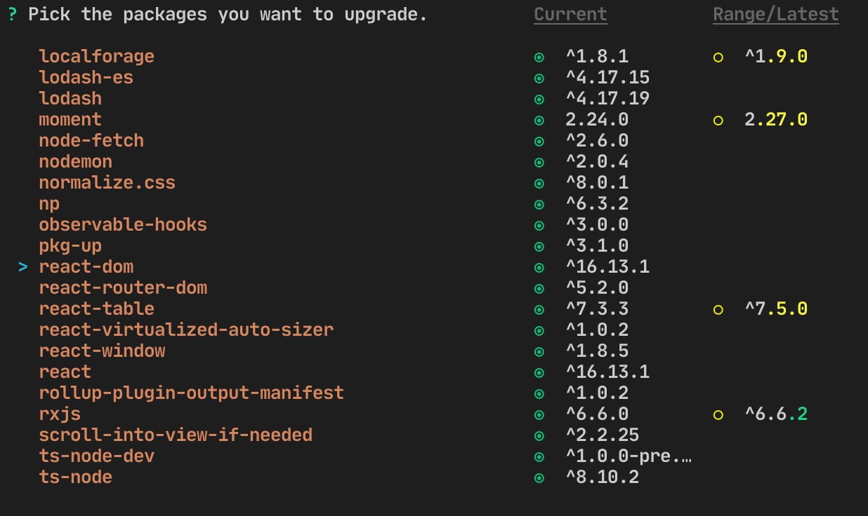 [Feature] Add flag to `yarn upgradeinteractive` to just show new