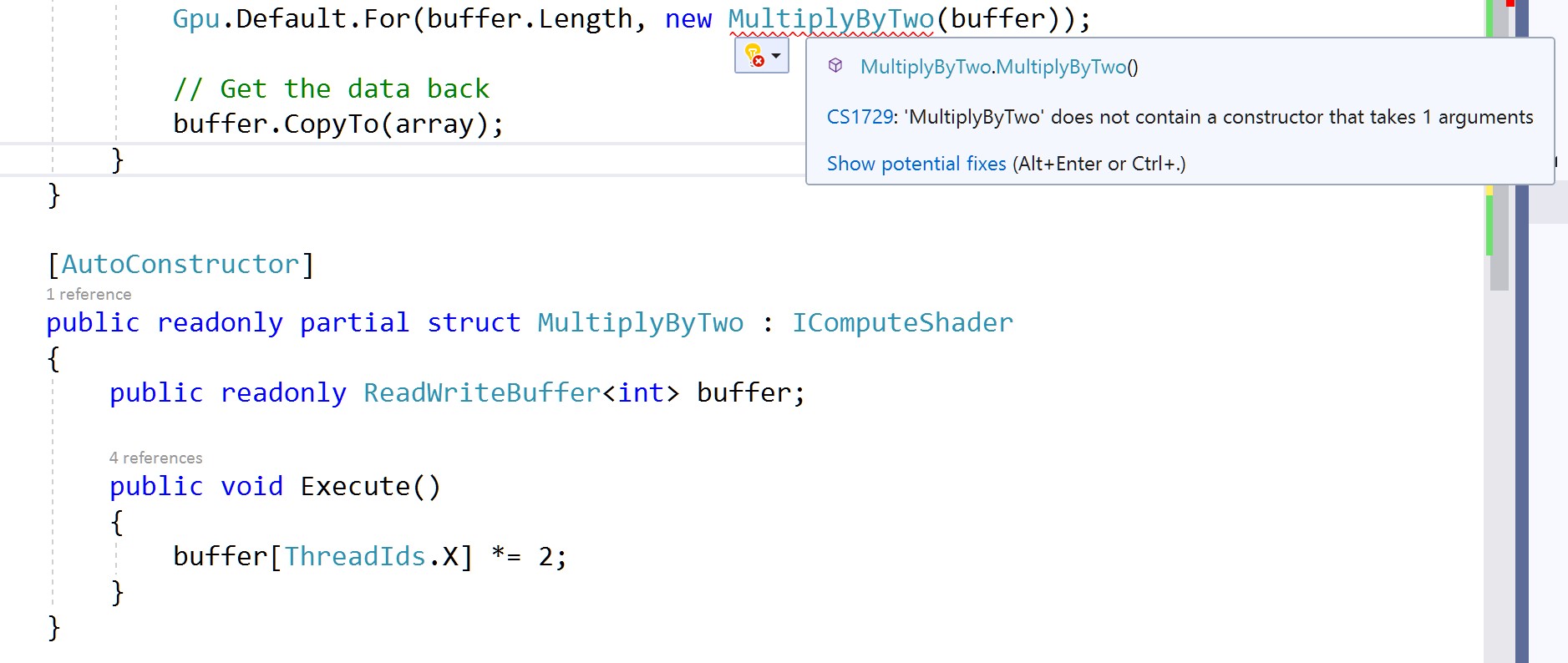Two errors when trying the given sample · Issue #116 · Sergio0694 ...