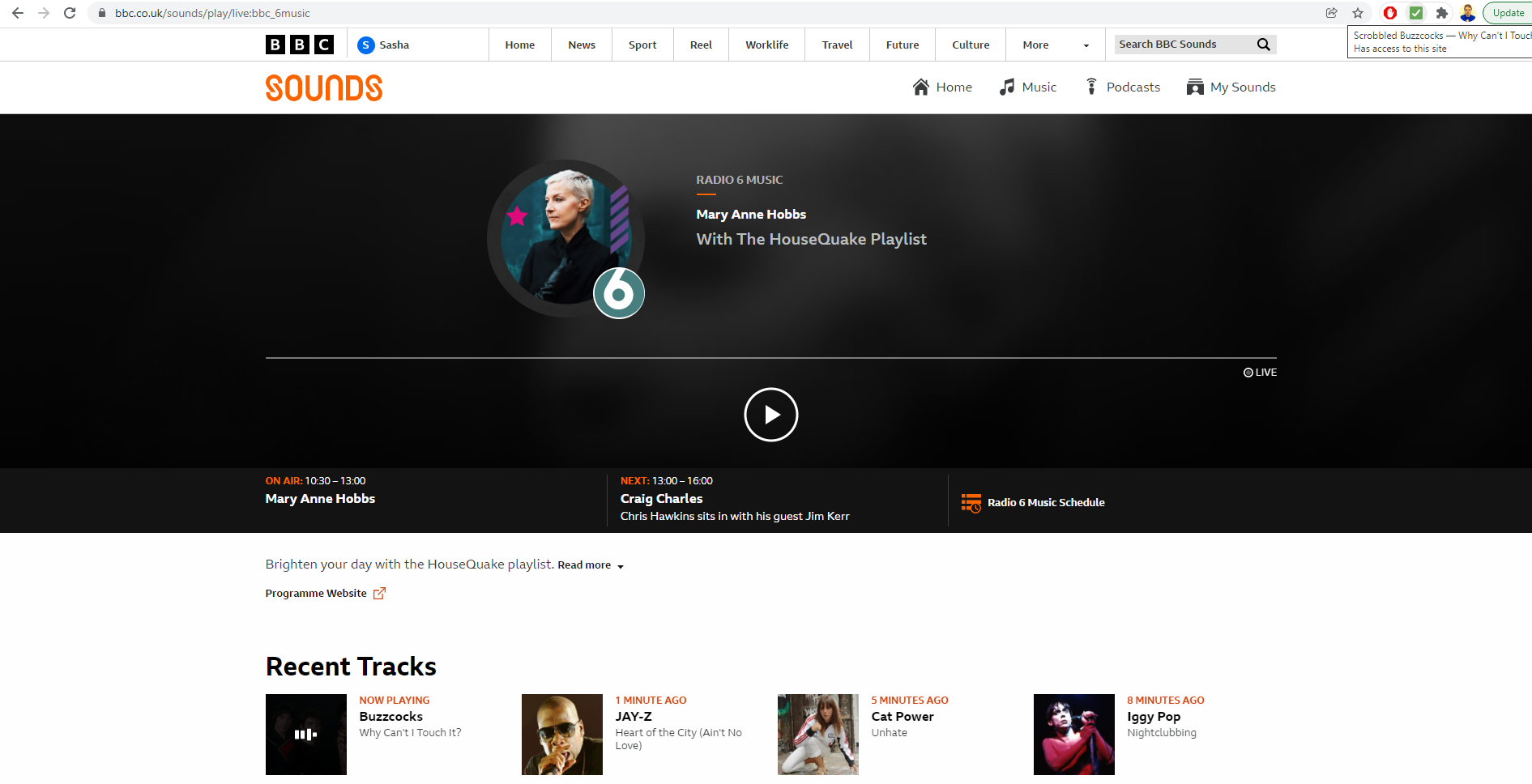 BBC radio scrobbles even when radio in not playing · Issue #3111 · web ...