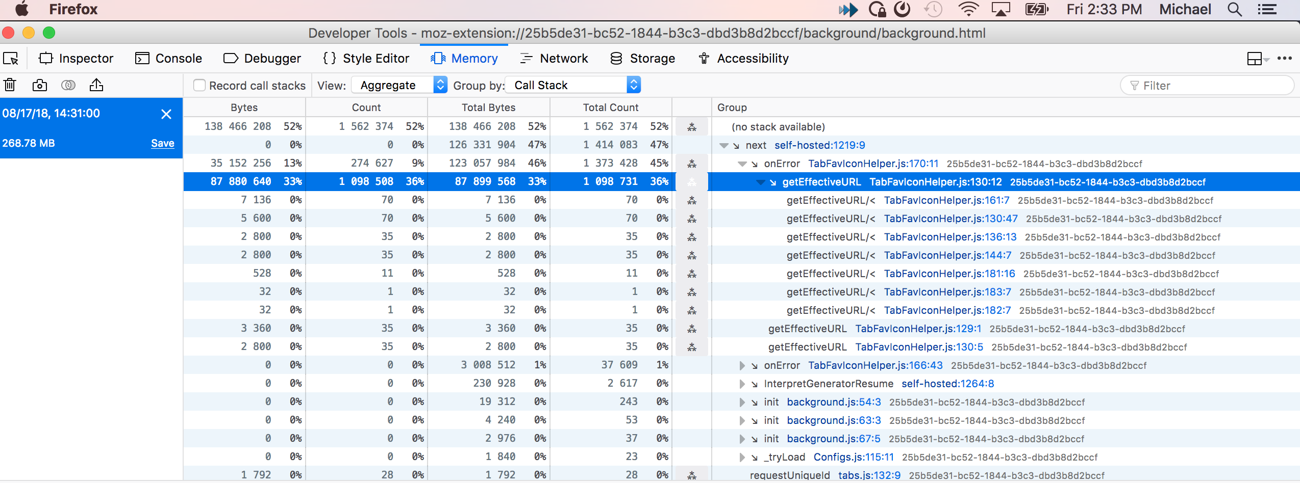tst2 5 0-ff61 0 2-memory-snapshot-callstack