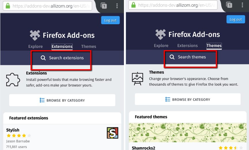 Search should be scoped to add-on type · Issue #10298 · mozilla/addons ...