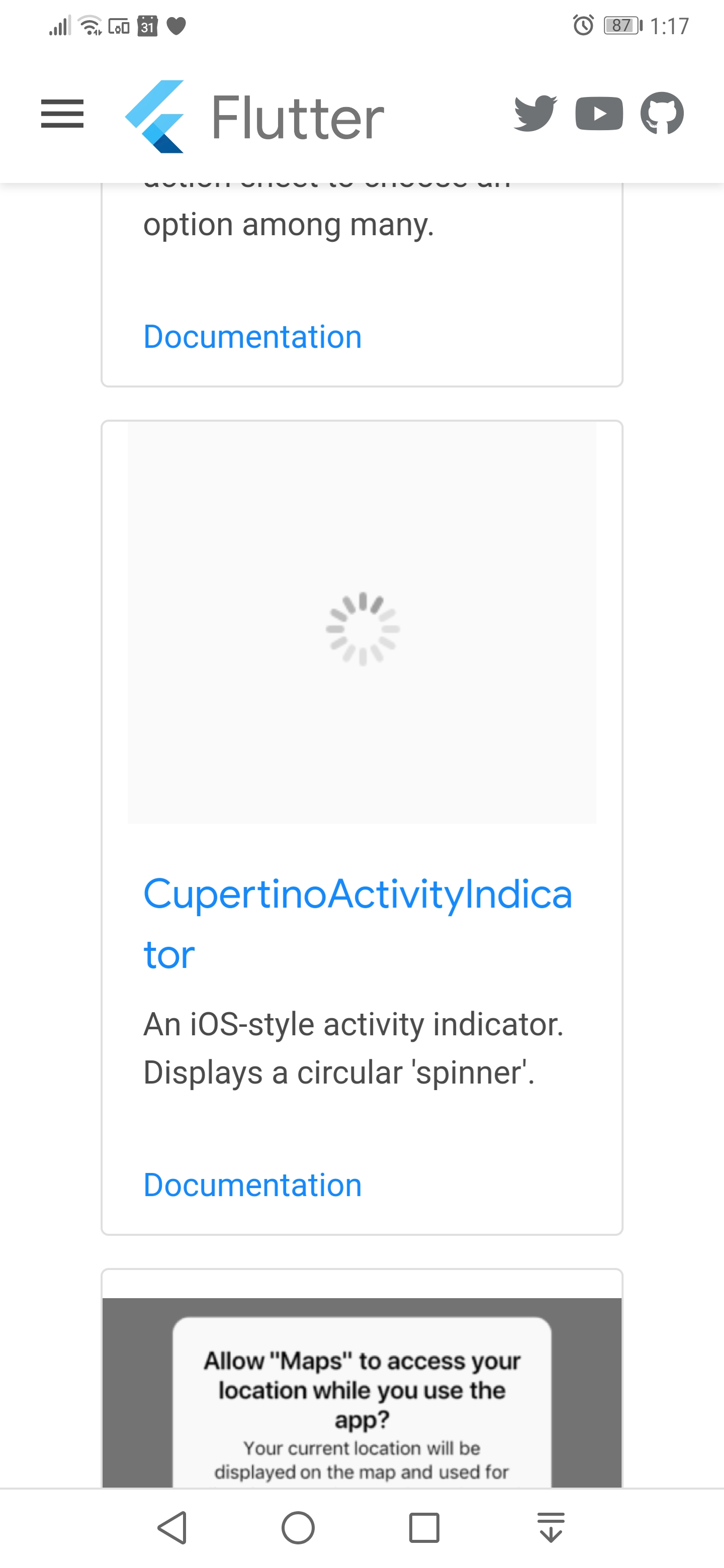 Layout issues on widgets catalog on phones · Issue #2625 · flutter ...