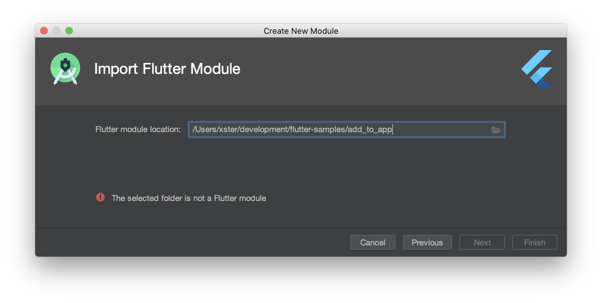 Trouble importing Flutter module in 3.6.1 · Issue #4431 · flutter ...
