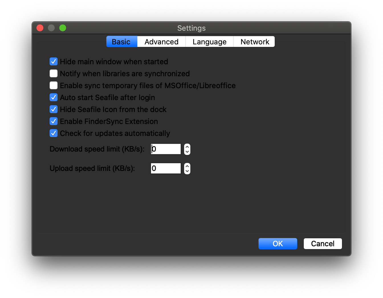 Black text in dark mode on macOS Catalina · Issue #1294 · haiwen ...